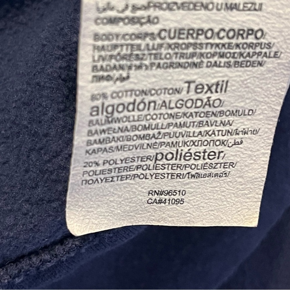 Under Armour Blue With White Logo Hoodie Men's Large - Picture 14 of 14
